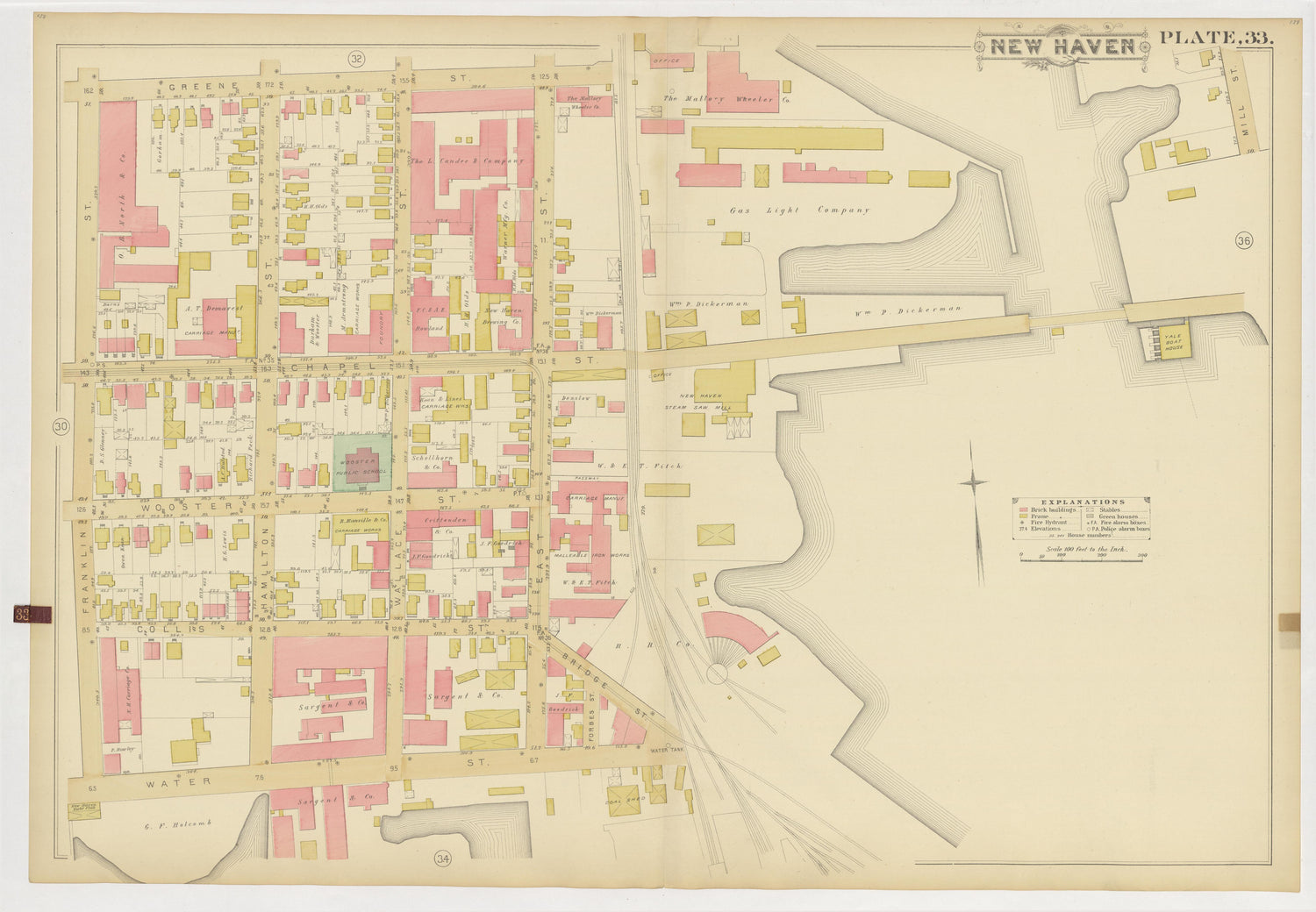 Image 37 of Atlas of City of New Haven, Connecticut... from Atlas of City of New Haven, Connecticut 1888 by Relic Map Company