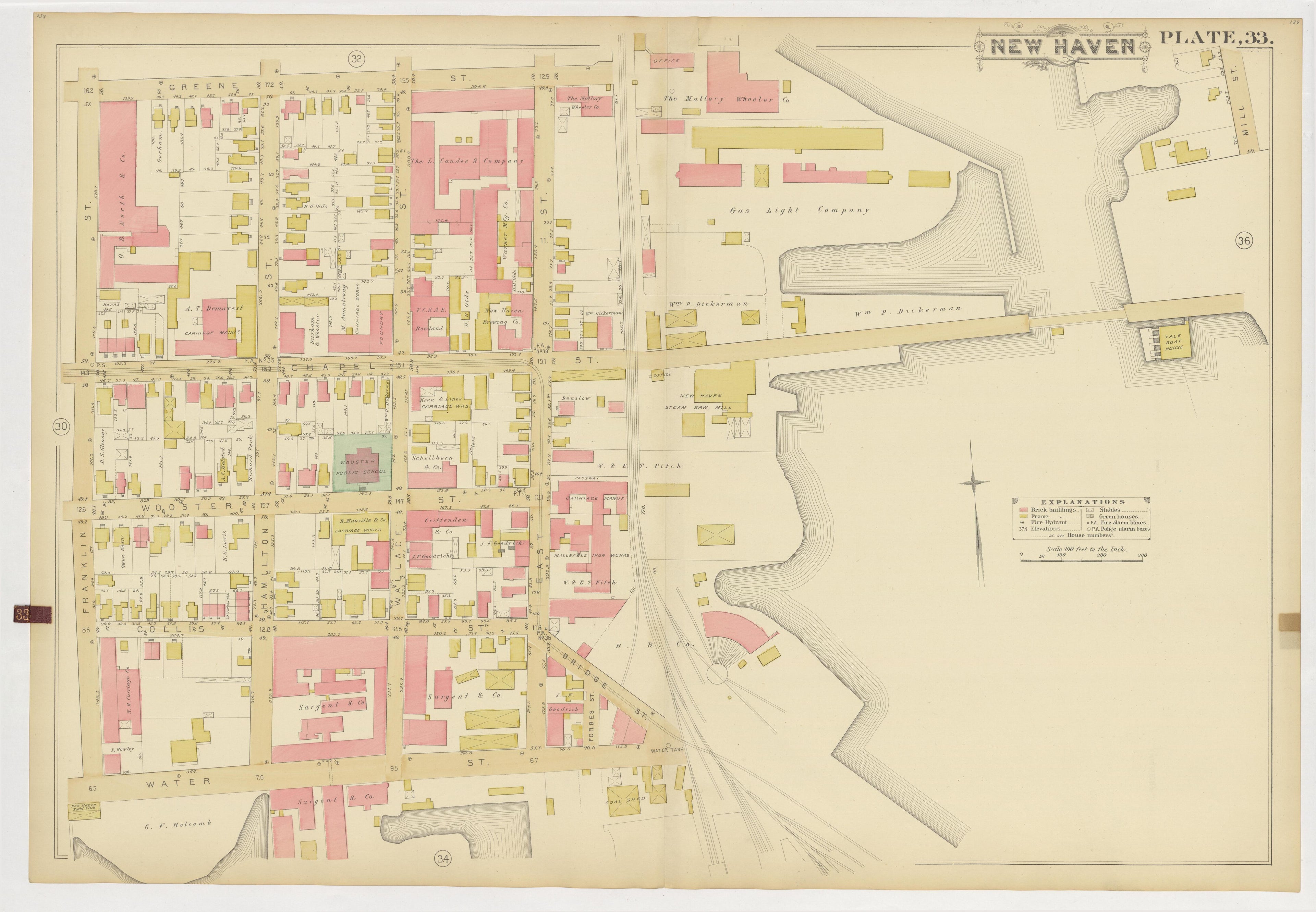 Image 37 of Atlas of City of New Haven, Connecticut... from Atlas of City of New Haven, Connecticut 1888 by Relic Map Company