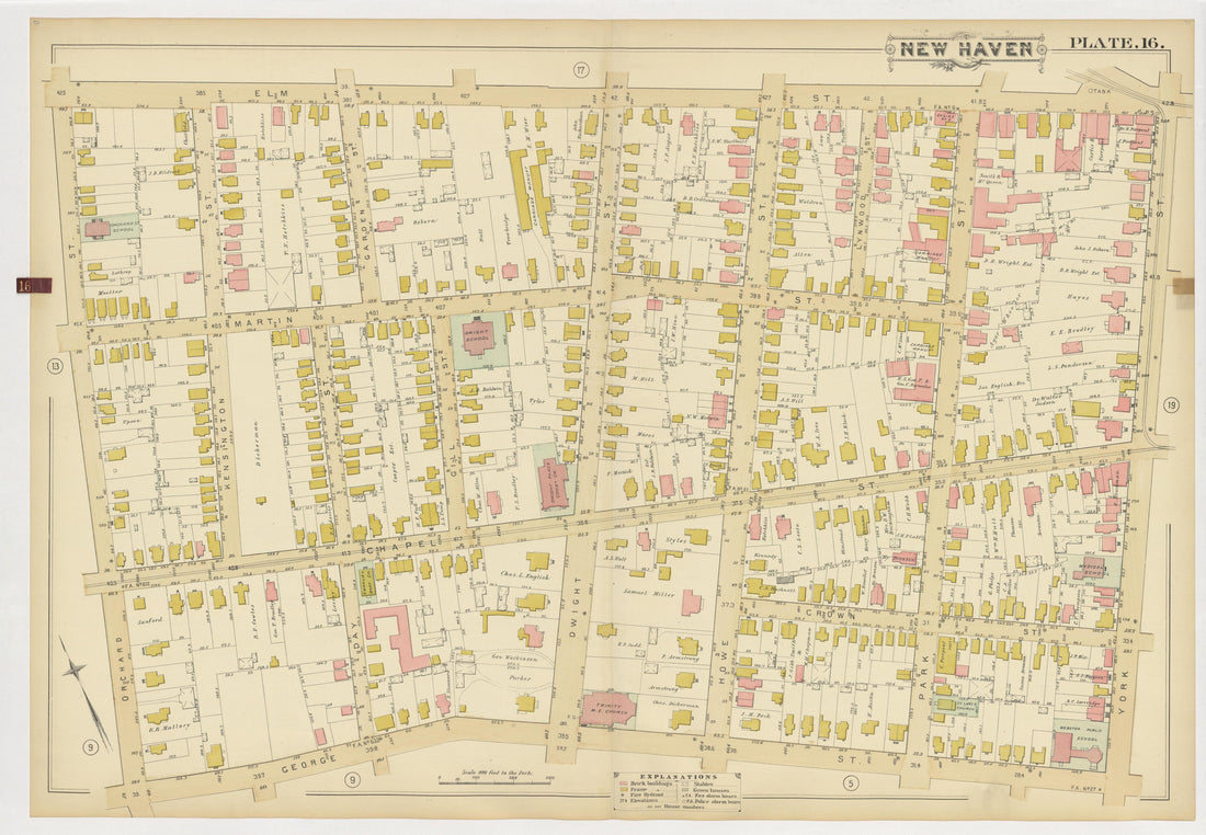Image 20 of Atlas of City of New Haven, Connecticut... from Atlas of City of New Haven, Connecticut 1888 by Relic Map Company
