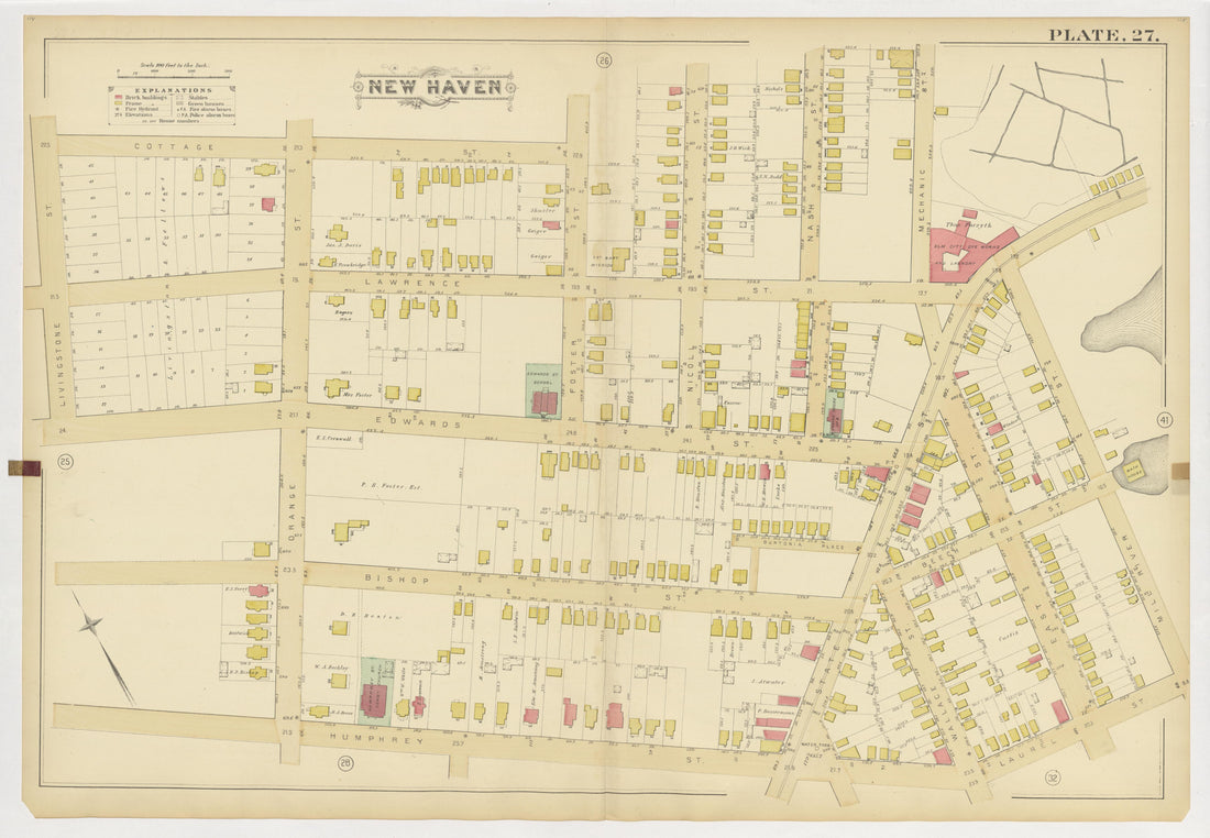 Image 31 of Atlas of City of New Haven, Connecticut... from Atlas of City of New Haven, Connecticut 1888 by Relic Map Company