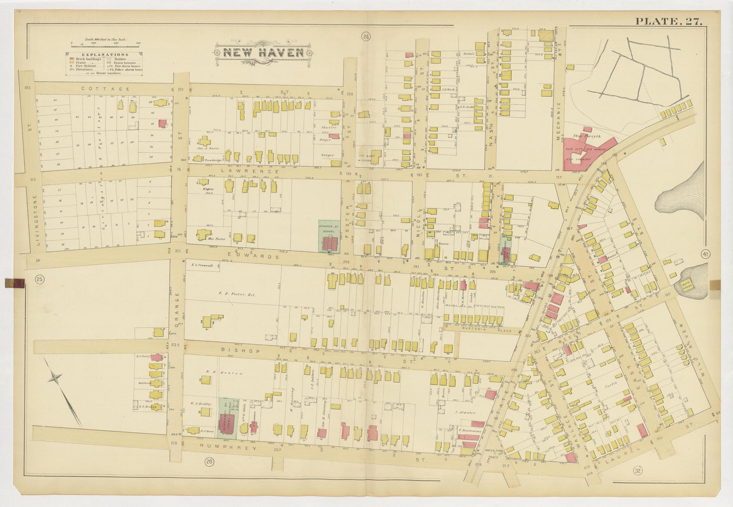 Image 31 of Atlas of City of New Haven, Connecticut... from Atlas of City of New Haven, Connecticut 1888 by Relic Map Company