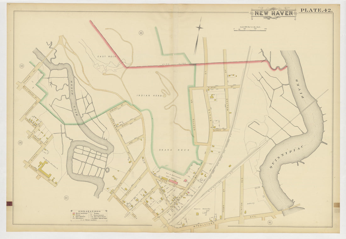Image 46 of Atlas of City of New Haven, Connecticut... from Atlas of City of New Haven, Connecticut 1888 by Relic Map Company