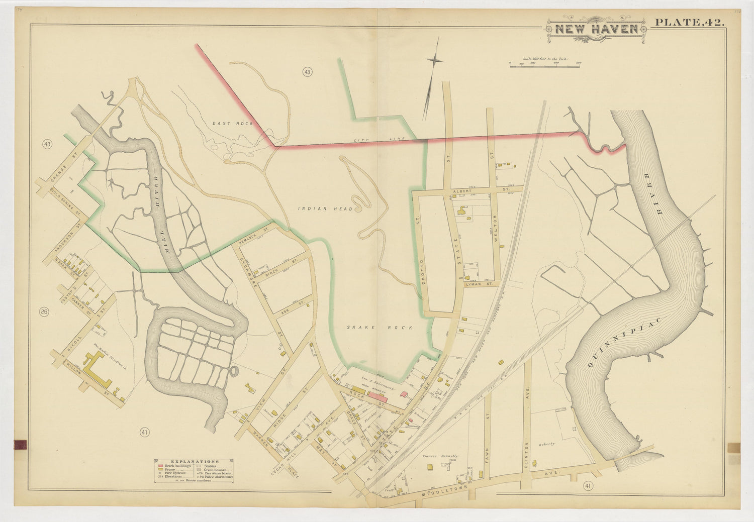 Image 46 of Atlas of City of New Haven, Connecticut... from Atlas of City of New Haven, Connecticut 1888 by Relic Map Company