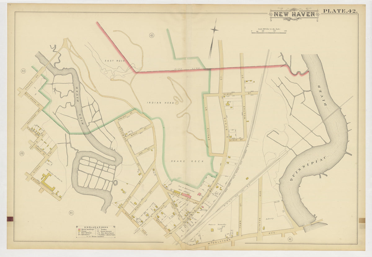 Image 46 of Atlas of City of New Haven, Connecticut... from Atlas of City of New Haven, Connecticut 1888 by Relic Map Company