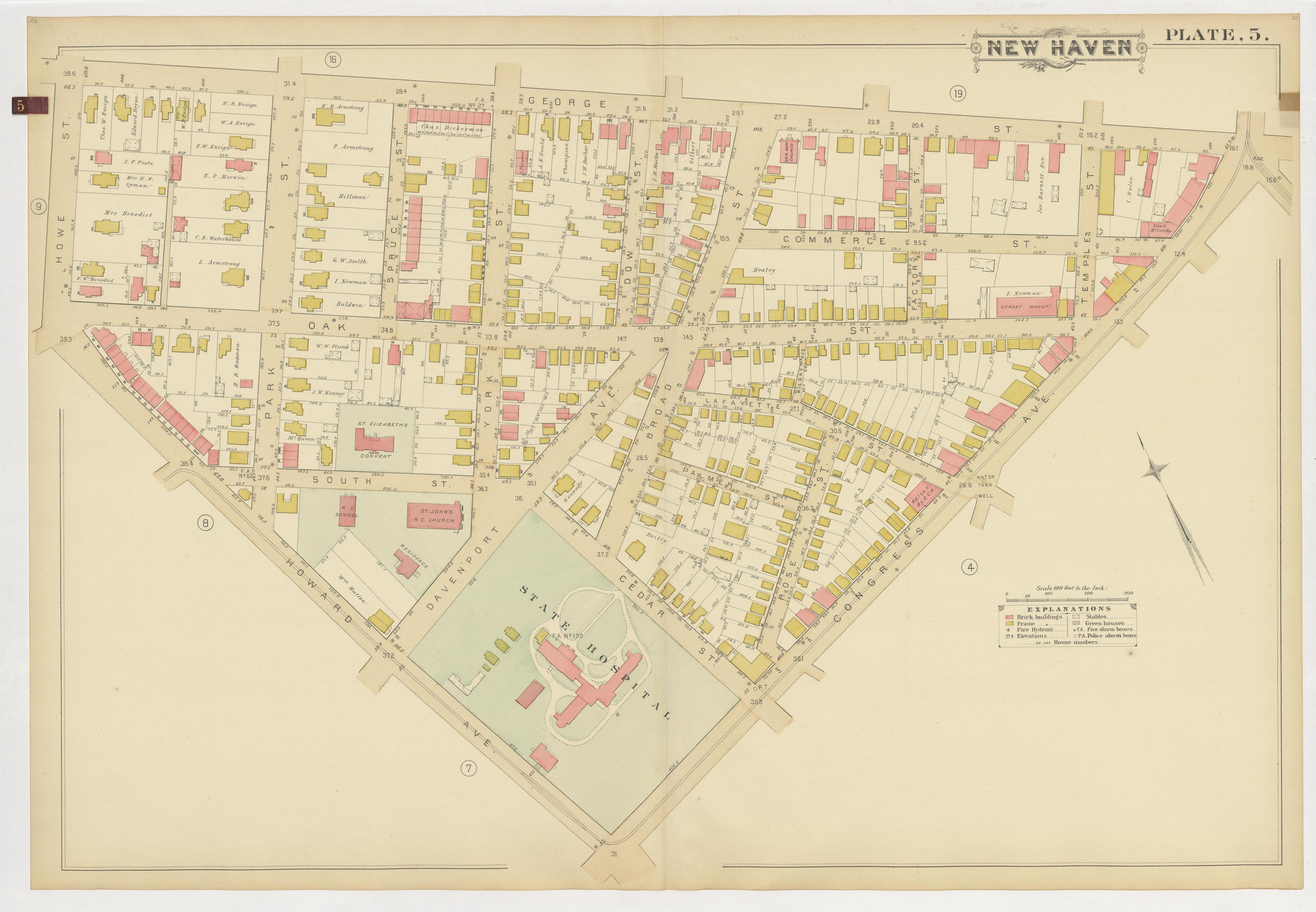 Image 9 of Atlas of City of New Haven, Connecticut... from Atlas of City of New Haven, Connecticut 1888 by Relic Map Company