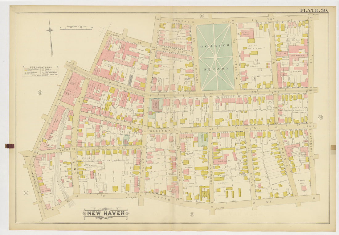 Image 34 of Atlas of City of New Haven, Connecticut... from Atlas of City of New Haven, Connecticut 1888 by Relic Map Company