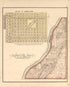 Plat of Ashland from Illustrated Atlas Map of Cass County, Illinois : Carefully Compiled from Personal Examinations and Surveys 1874 by Relic Map Company