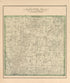 Township 17 North Range 11 West from Illustrated Atlas Map of Cass County, Illinois : Carefully Compiled from Personal Examinations and Surveys 1874 by Relic Map Company