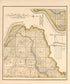 Township 19 North Range 11 West from Illustrated Atlas Map of Cass County, Illinois : Carefully Compiled from Personal Examinations and Surveys 1874 by Relic Map Company