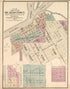 Map of the City of Beardstown from Illustrated Atlas Map of Cass County, Illinois : Carefully Compiled from Personal Examinations and Surveys 1874 by Relic Map Company