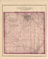 Township 17 North 10 West from Illustrated Atlas Map of Cass County, Illinois : Carefully Compiled from Personal Examinations and Surveys 1874 by Relic Map Company