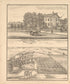 Views - 2 from Illustrated Atlas Map of Cass County, Illinois : Carefully Compiled from Personal Examinations and Surveys 1874 by Relic Map Company