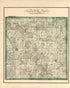 Township 18 North Range 9 West from Illustrated Atlas Map of Cass County, Illinois : Carefully Compiled from Personal Examinations and Surveys 1874 by Relic Map Company