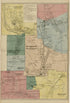 Unionville; Southington and Plantsville; Berlin; Forestville; Kensington from Atlas of Hartford and Tolland Counties : With a Map of Connecticut, from Actual Surveys 1869 by Relic Map Company