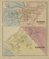 Plainville; Farmington from Atlas of Hartford and Tolland Counties : With a Map of Connecticut, from Actual Surveys 1869 by Relic Map Company