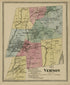 Town of Vernon from Atlas of Hartford and Tolland Counties : With a Map of Connecticut, from Actual Surveys 1869 by Relic Map Company