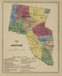 Town of Coventry from Atlas of Hartford and Tolland Counties : With a Map of Connecticut, from Actual Surveys 1869 by Relic Map Company
