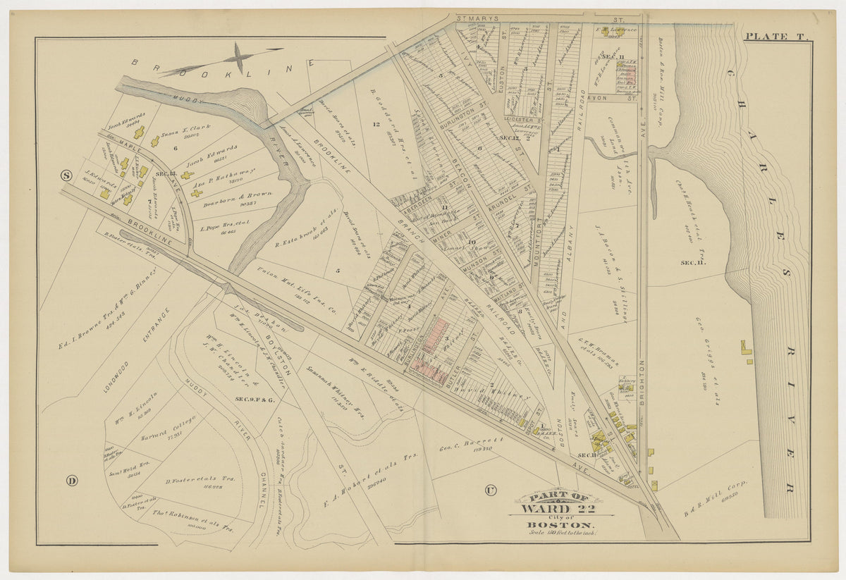 Image 23 of Atlas of the City of Boston ... from Atlas of the City of Boston 1883 by Relic Map Company