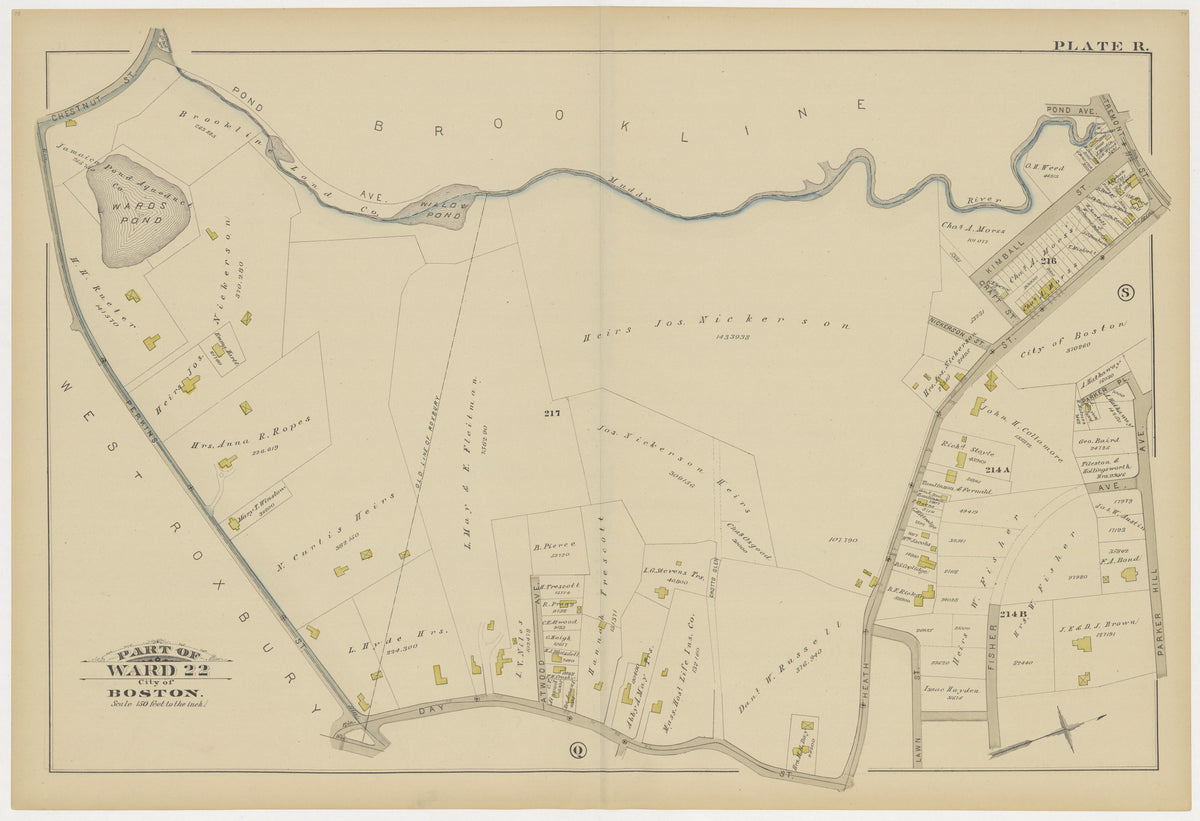 Image 21 of Atlas of the City of Boston ... from Atlas of the City of Boston 1883 by Relic Map Company