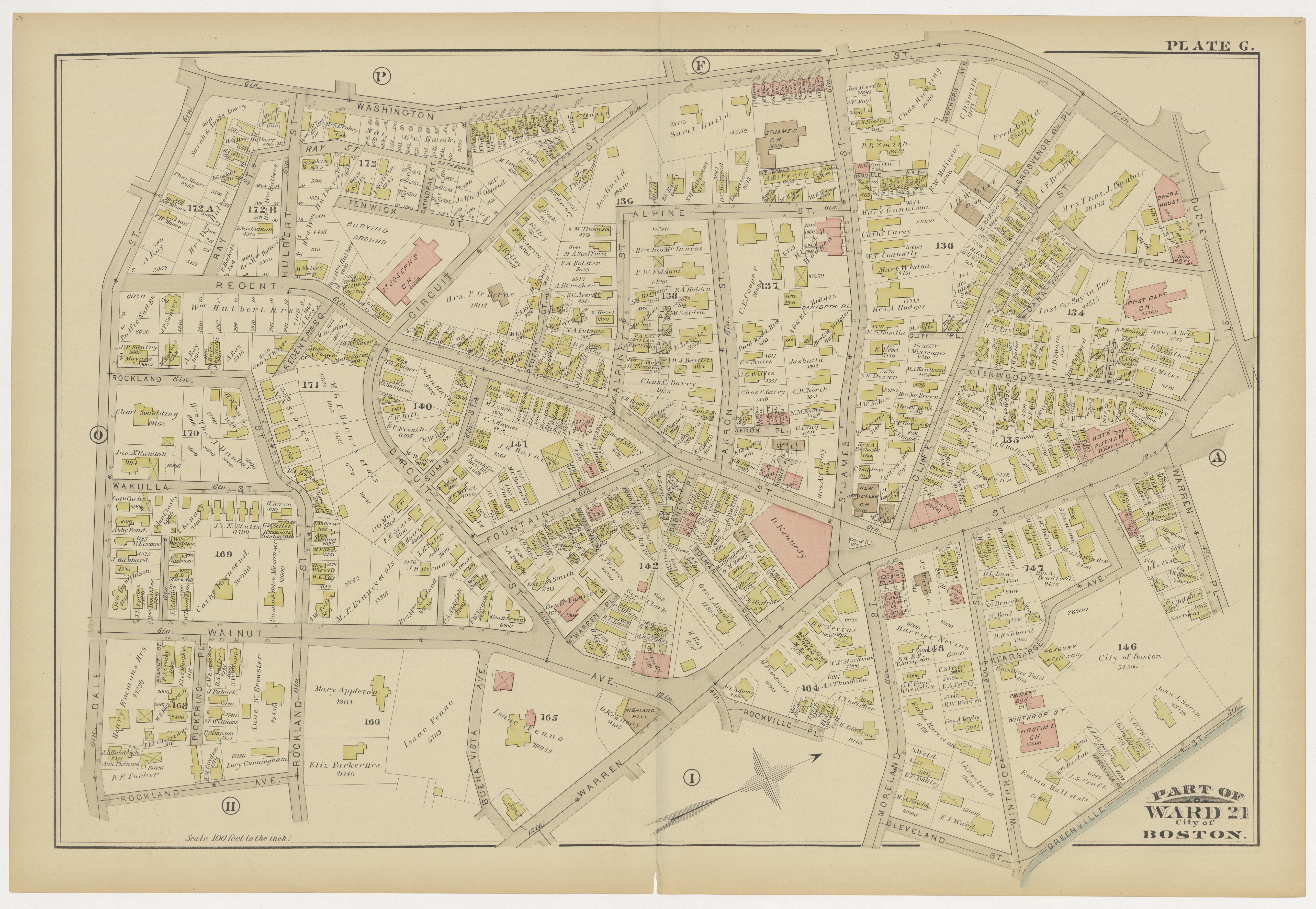 This old map of Boston, Brighton, Charlestown, Dorchester, Massachusetts, Roxbury, , West Roxbury was created by G.W. Bromley &amp; Co in 1883