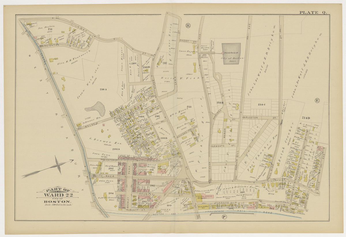 Image 20 of Atlas of the City of Boston ... from Atlas of the City of Boston 1883 by Relic Map Company