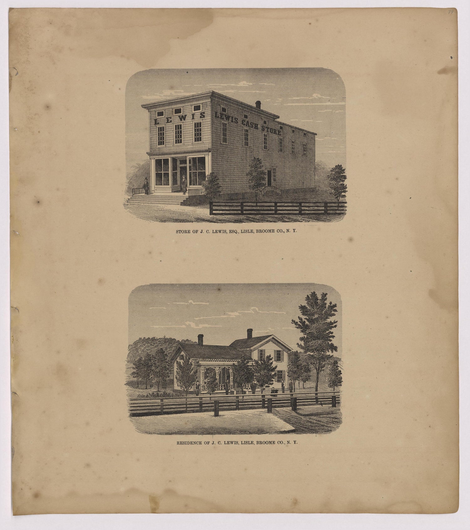 Image 21 of New Topographical Atlas of Broome County, New York from New Topographical Atlas of Broome County, New York 1866 by Relic Map Company