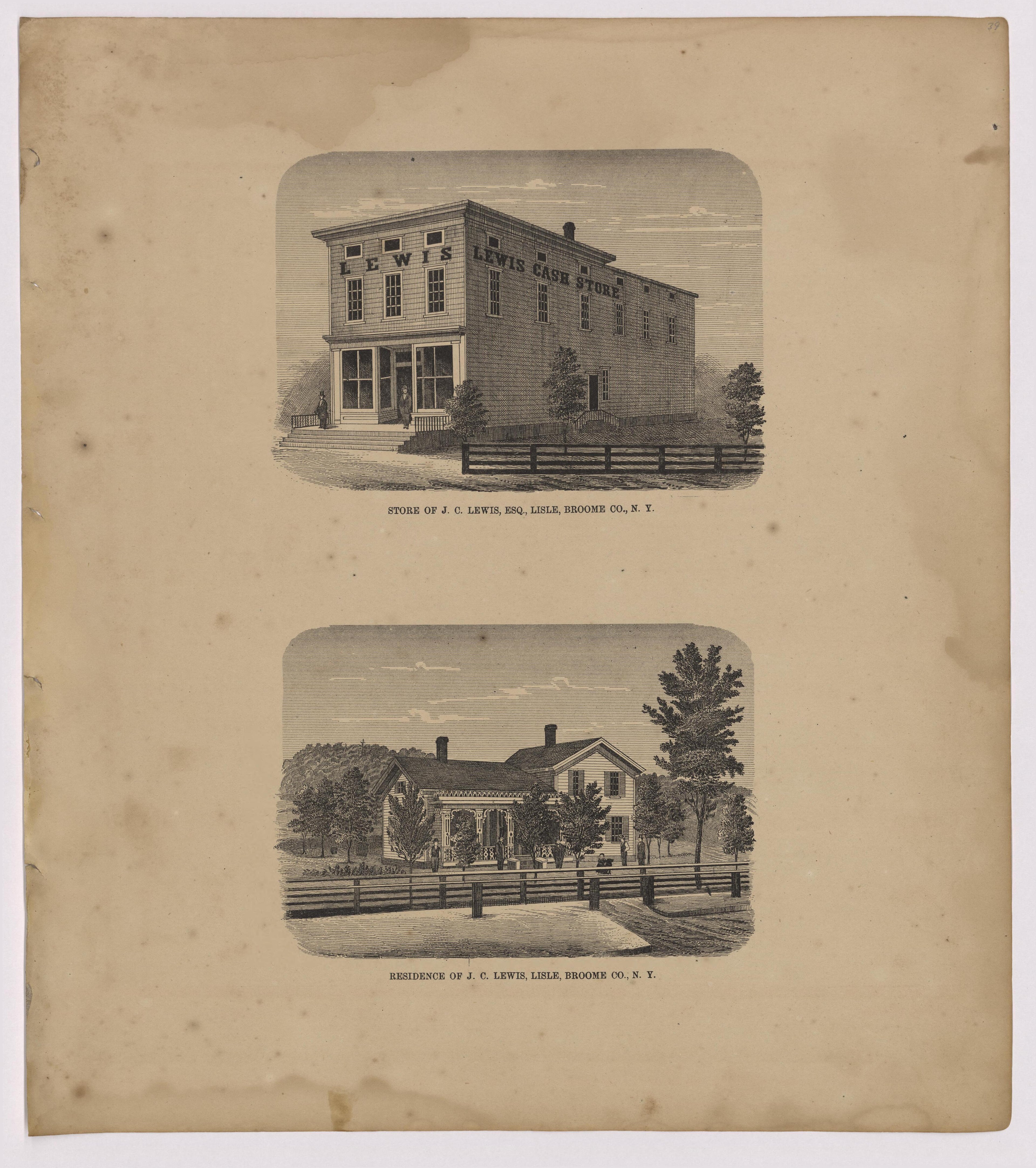 Image 21 of New Topographical Atlas of Broome County, New York from New Topographical Atlas of Broome County, New York 1866 by Relic Map Company