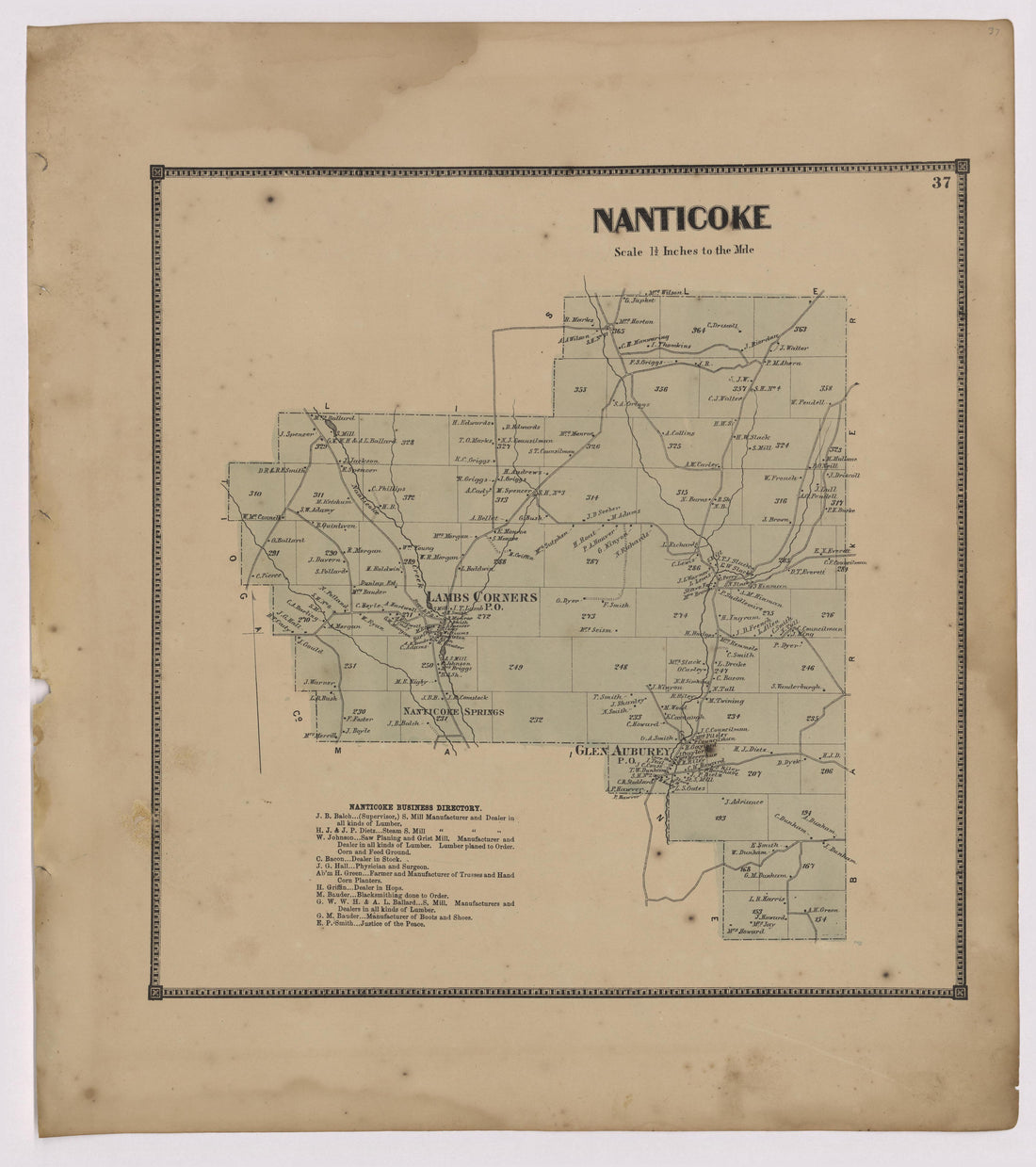 Image 20 of New Topographical Atlas of Broome County, New York from New Topographical Atlas of Broome County, New York 1866 by Relic Map Company