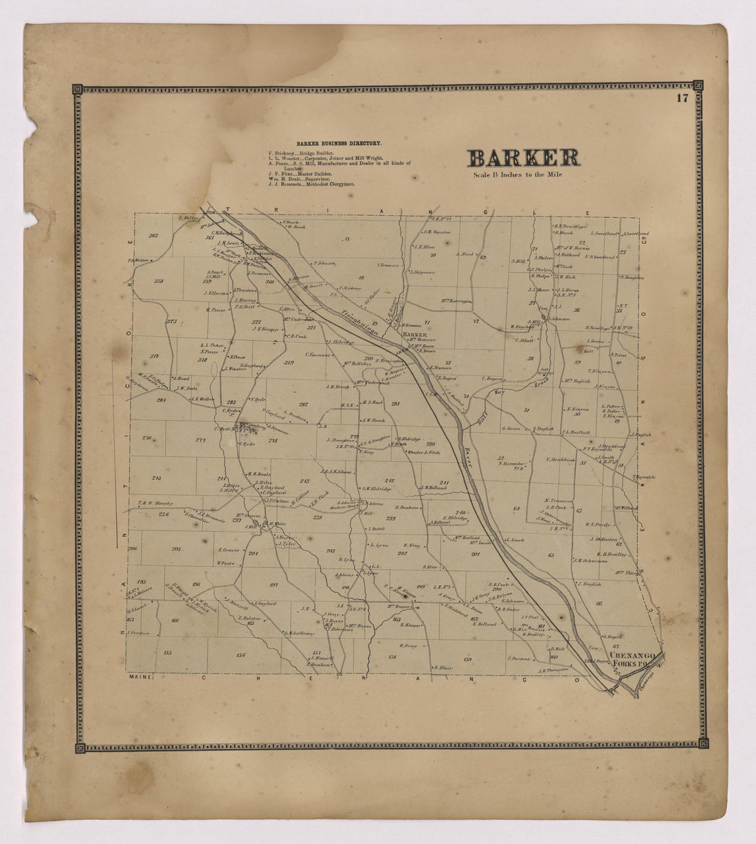 Image 10 of New Topographical Atlas of Broome County, New York from New Topographical Atlas of Broome County, New York 1866 by Relic Map Company