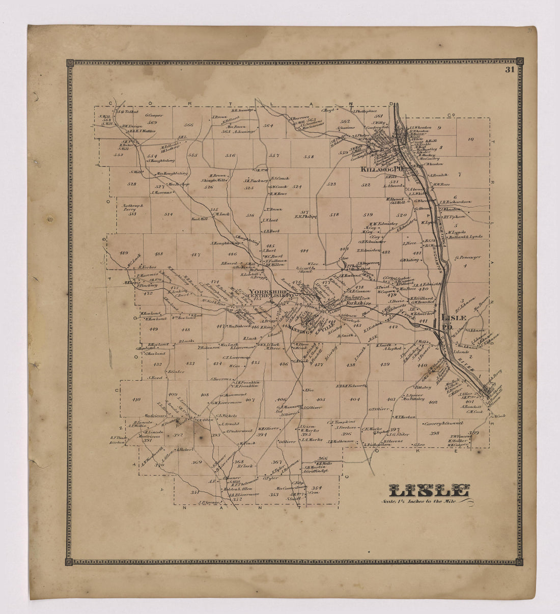 Image 17 of New Topographical Atlas of Broome County, New York from New Topographical Atlas of Broome County, New York 1866 by Relic Map Company