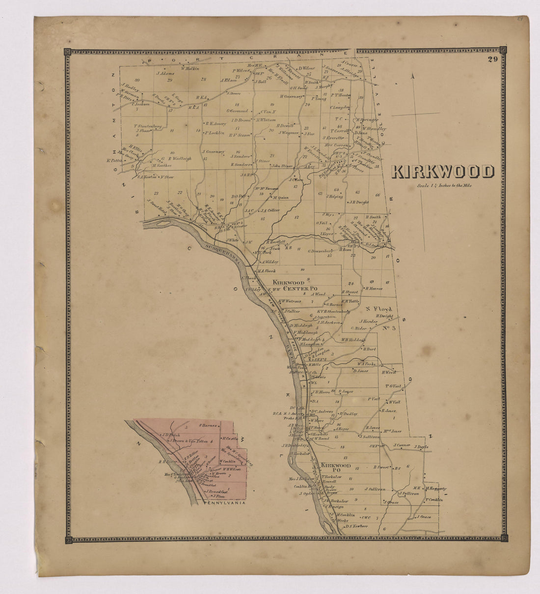 Image 16 of New Topographical Atlas of Broome County, New York from New Topographical Atlas of Broome County, New York 1866 by Relic Map Company
