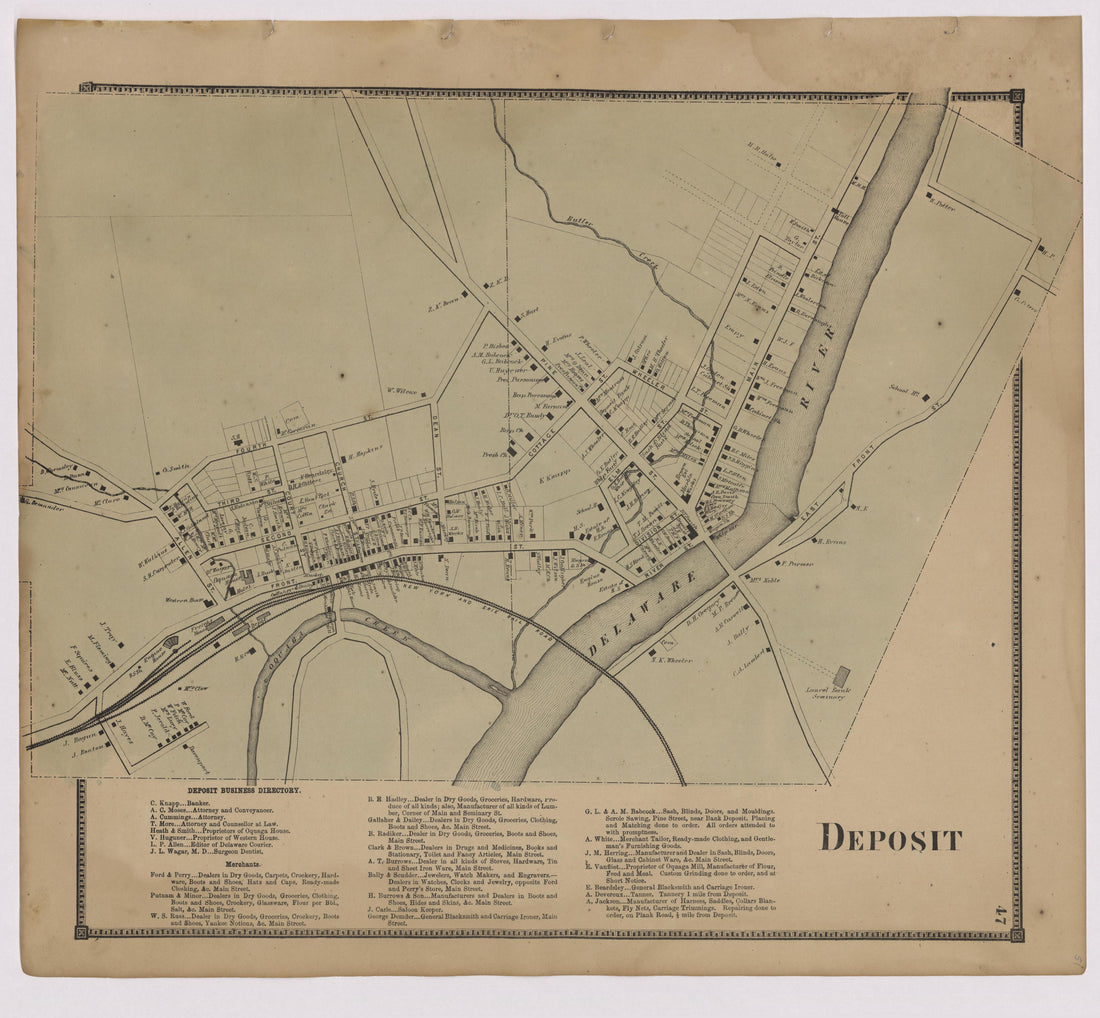 Image 27 of New Topographical Atlas of Broome County, New York from New Topographical Atlas of Broome County, New York 1866 by Relic Map Company