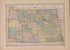 North Dakota from Atlas of Plymouth County, Iowa : Containing Maps of Townships of the County, Maps of State, United States and World : Farmers Directory 1921 by Relic Map Company
