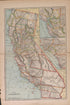 California from Atlas of Plymouth County, Iowa : Containing Maps of Townships of the County, Maps of State, United States and World : Farmers Directory 1921 by Relic Map Company