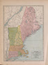 New England from Atlas of Plymouth County, Iowa : Containing Maps of Townships of the County, Maps of State, United States and World : Farmers Directory 1921 by Relic Map Company