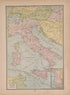 Italy from Atlas of Plymouth County, Iowa : Containing Maps of Townships of the County, Maps of State, United States and World : Farmers Directory 1921 by Relic Map Company