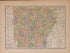 Arkansas from Atlas of Plymouth County, Iowa : Containing Maps of Townships of the County, Maps of State, United States and World : Farmers Directory 1921 by Relic Map Company