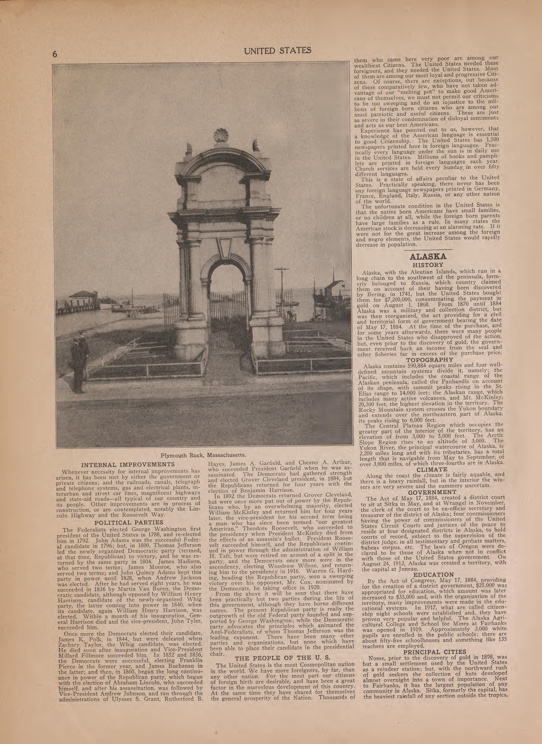 View of Plymouth Rock and Text from Atlas of Plymouth County, Iowa : Containing Maps of Townships of the County, Maps of State, United States and World : Farmers Directory 1921 by Relic Map Company