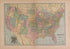 United States from Atlas of Plymouth County, Iowa : Containing Maps of Townships of the County, Maps of State, United States and World : Farmers Directory 1921 by Relic Map Company