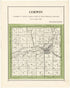 Corwin from Atlas of Ida County, Iowa 1920 by Relic Map Company