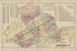 Outline Map of Centre County, Pennsylvania from Atlas of Centre County, Pennsylvania 1874 by Relic Map Company
