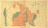 Sheet VII - Map of the Uinkaret Plateau from Tertiary History of the Grand Cañon District, With Atlas 1882 by Relic Map Company