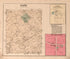 Zane, PickRellTown, North Greenfield from Atlas of Logan County, Ohio 1890 by Relic Map Company