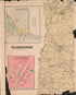 Washington, Lakeview, Lewistown from Atlas of Logan County, Ohio 1890 by Relic Map Company