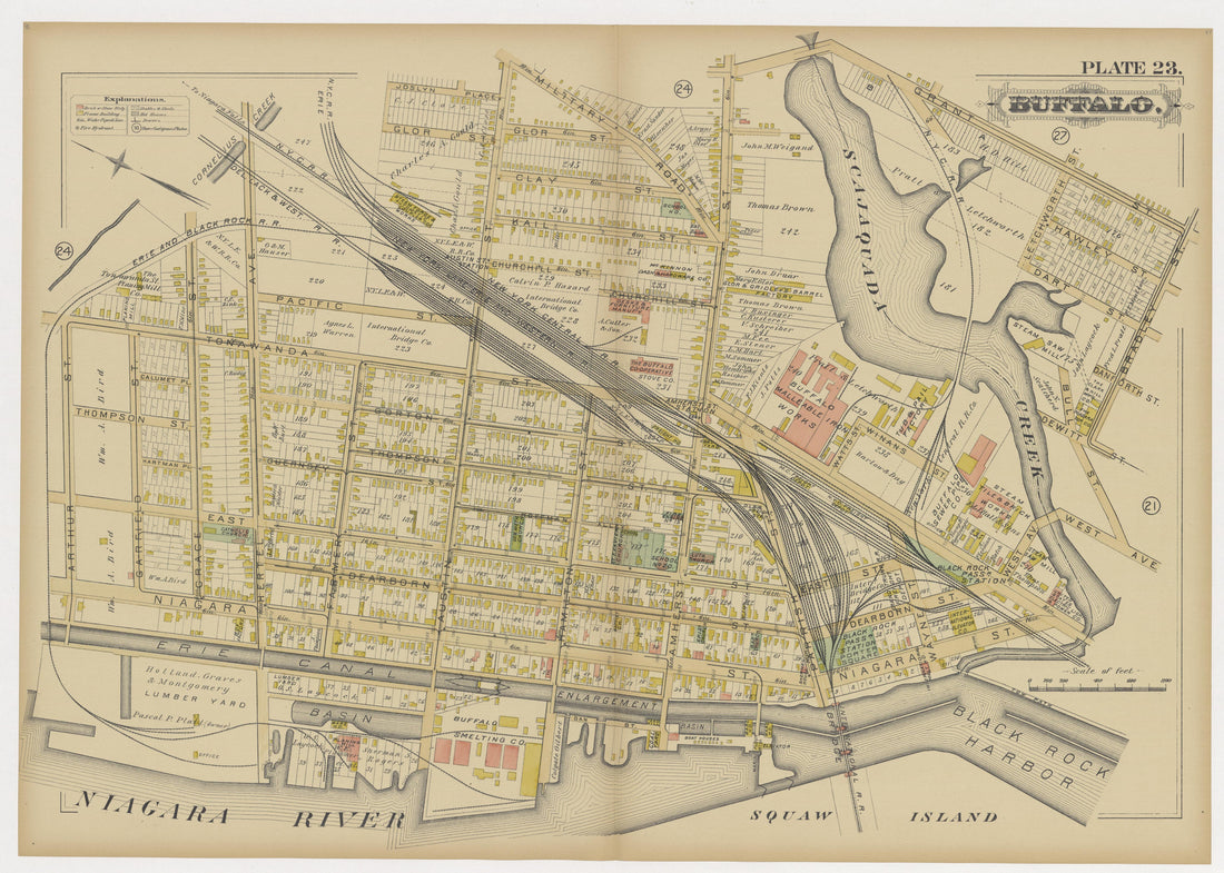 Image 26 of Atlas of the City of Buffalo, N.Y. from Atlas of the City of Buffalo, N.Y 1891 by Relic Map Company