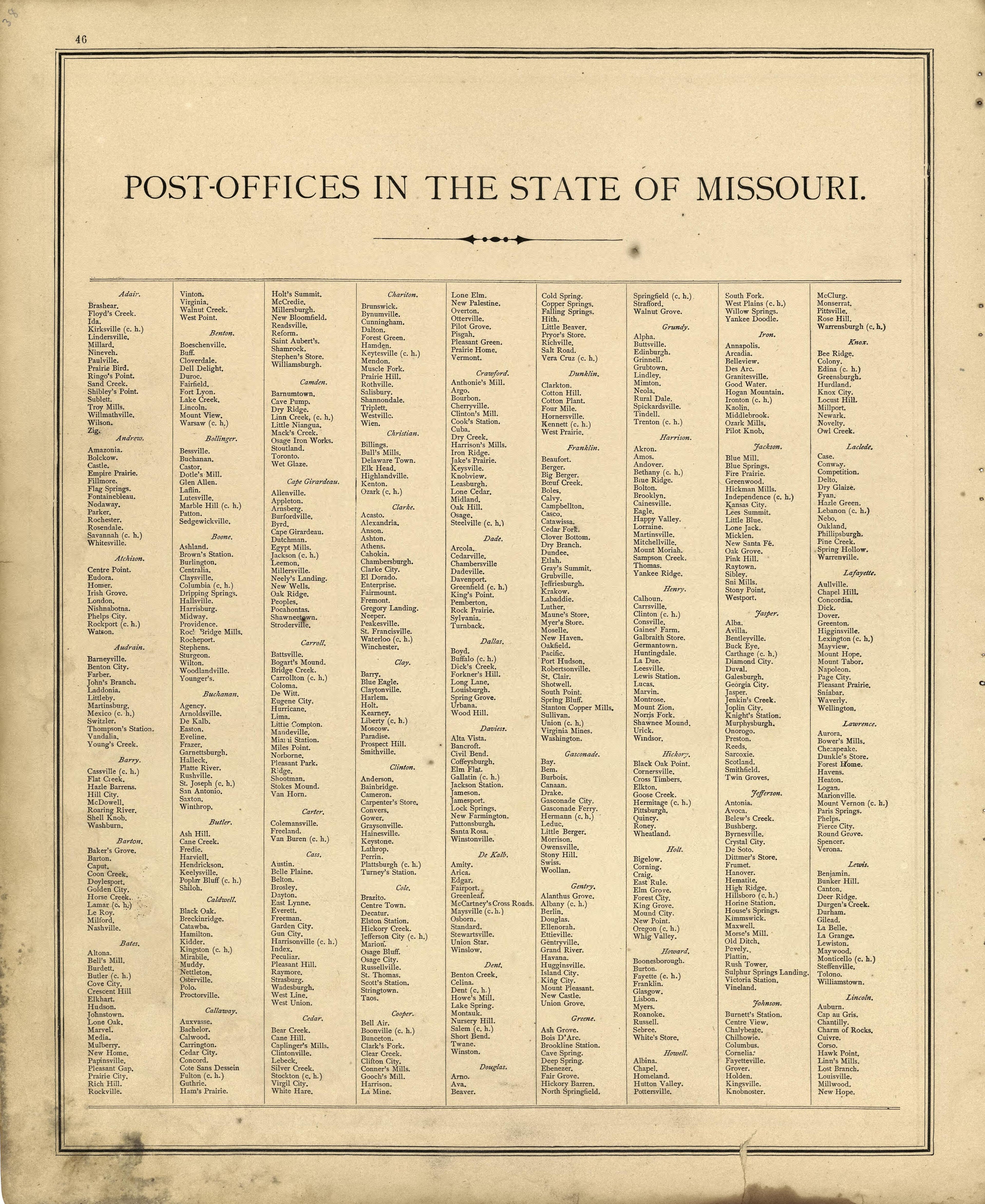 This old map of Holt County, Missouri,  was created by Brink, McDonough &amp; Co in 1877