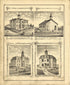 Public Schools: Forest City; Corning; Oregon; Mound City from an Illustrated Historical Atlas Map of Holt County, Mo. : Carefully Compiled from Personal Examinations and Surveys 1877 by Relic Map Company