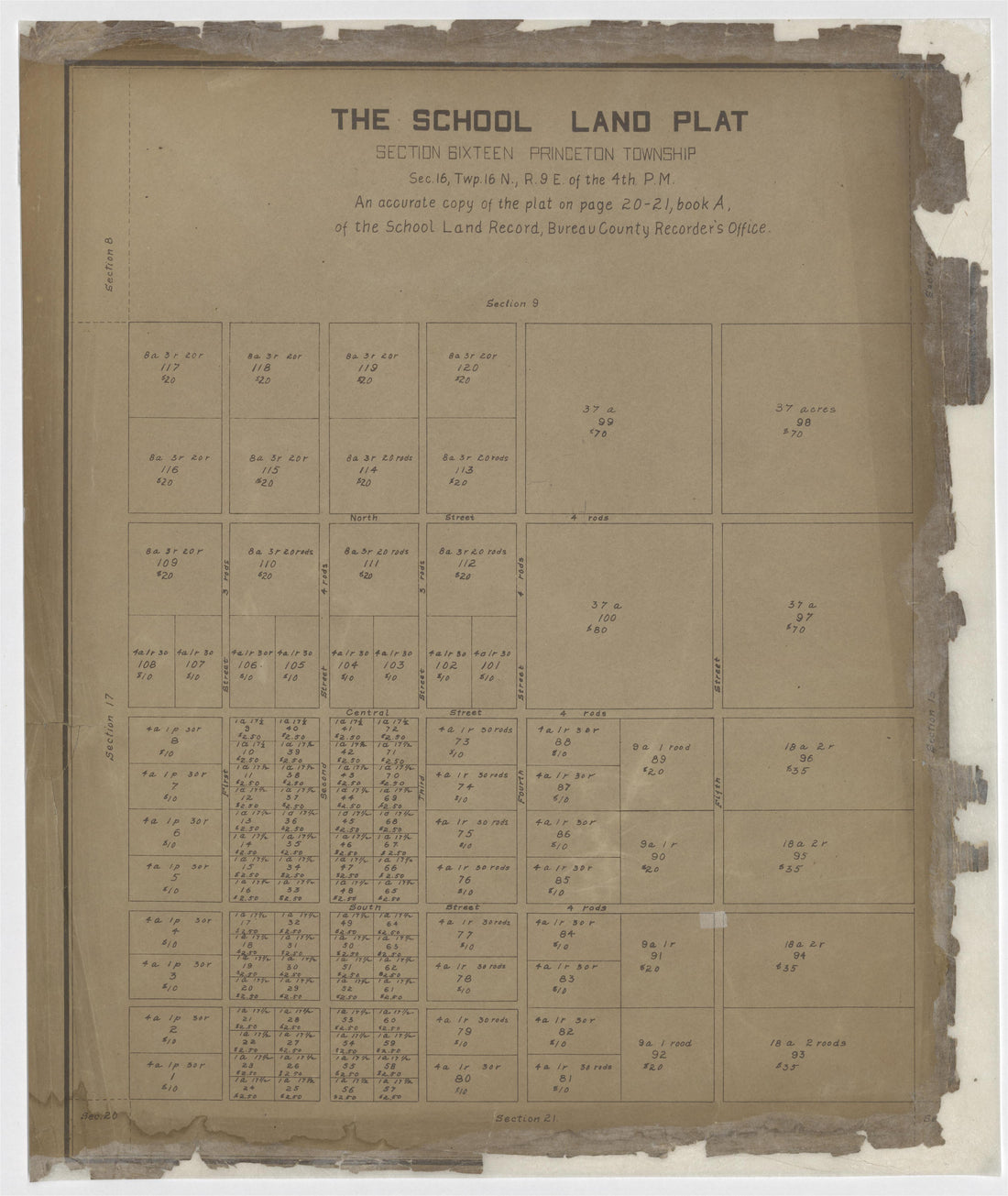 Image 23 of 20th Century Atlas of Bureau County, Illinois from 20th Century Atlas of Bureau County, Illinois : Containing Maps of Villages, Cities and Townships of the County, of the State, United States and World 1905 by Relic Map Company