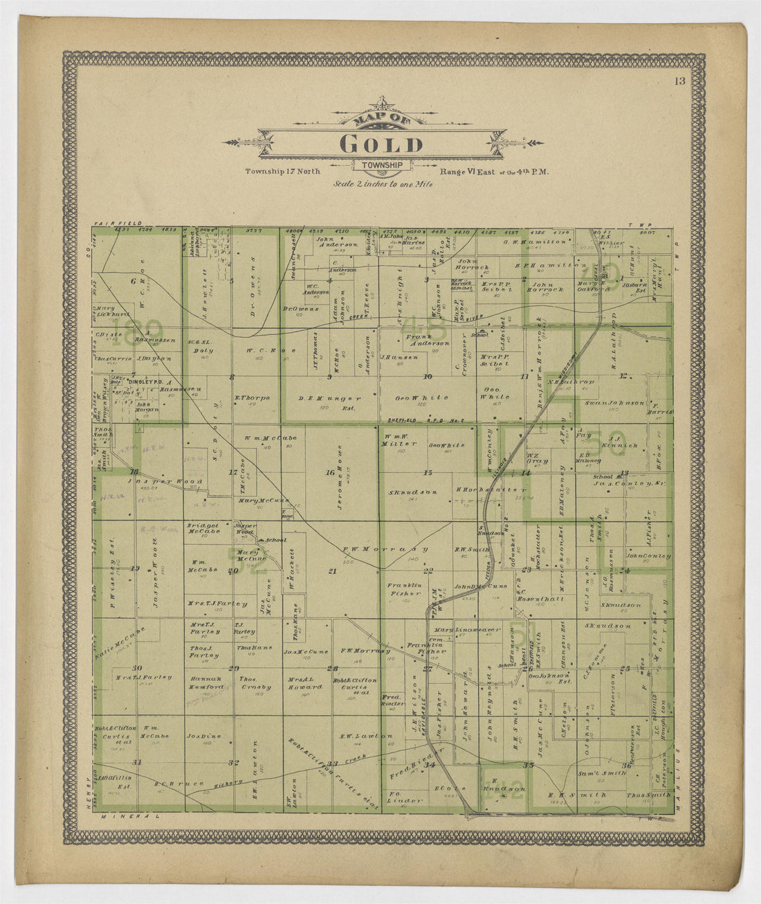 Image 8 of 20th Century Atlas of Bureau County, Illinois from 20th Century Atlas of Bureau County, Illinois : Containing Maps of Villages, Cities and Townships of the County, of the State, United States and World 1905 by Relic Map Company