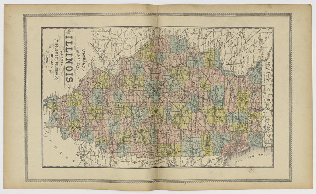Image 47 of 20th Century Atlas of Bureau County, Illinois from 20th Century Atlas of Bureau County, Illinois : Containing Maps of Villages, Cities and Townships of the County, of the State, United States and World 1905 by Relic Map Company